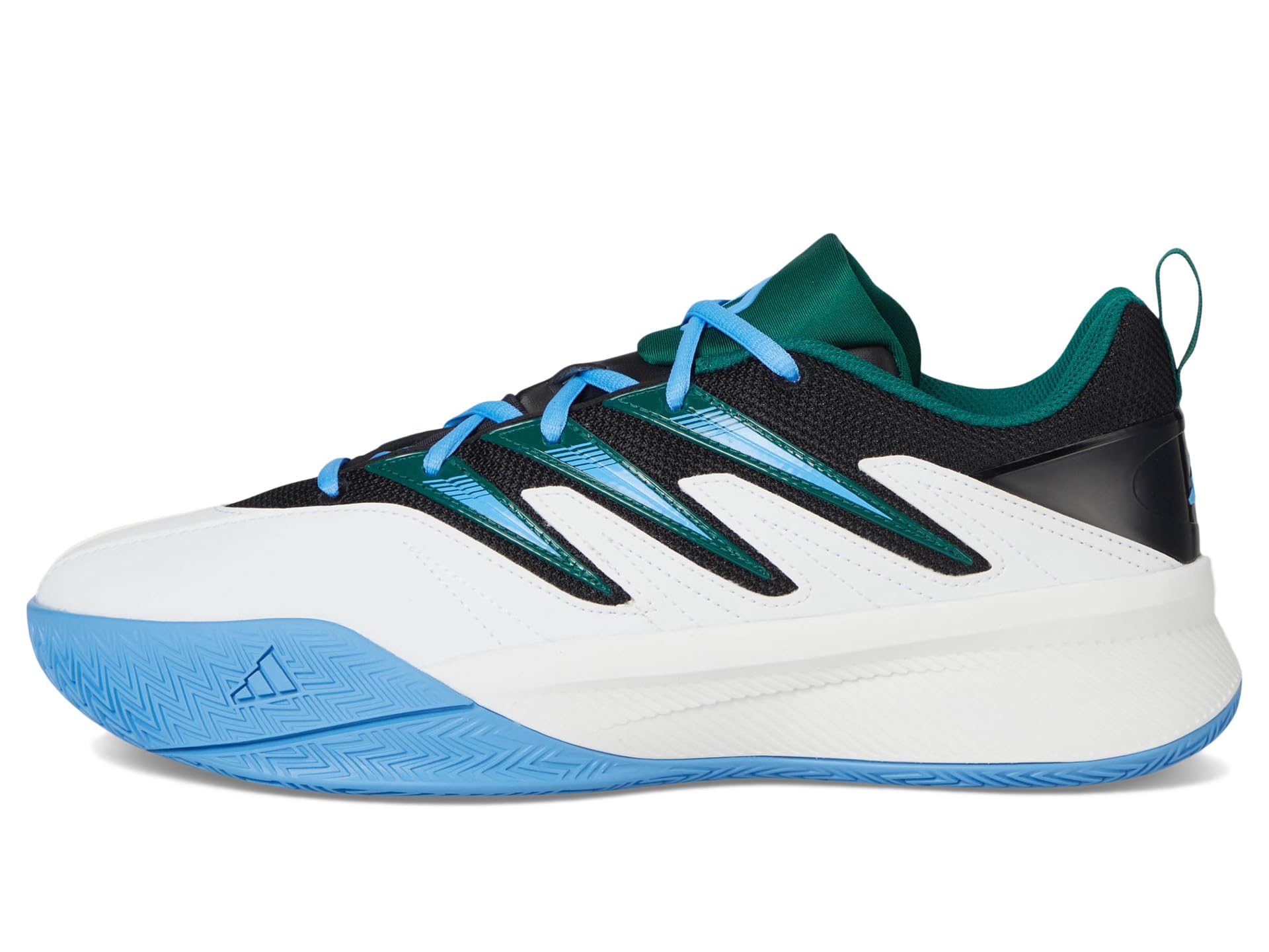 Кроссовки Unisex adidas Dame Certified 3, цвет White/Collegiate Green/Blue Burst — фото 4
