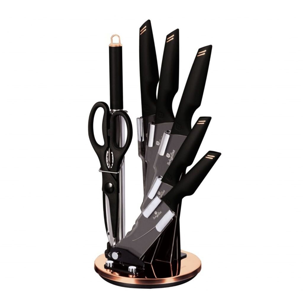 

Набор ножей Berlinger Haus 8 элементов Black Rose Gold BH2692 BerlingerHaus, черный