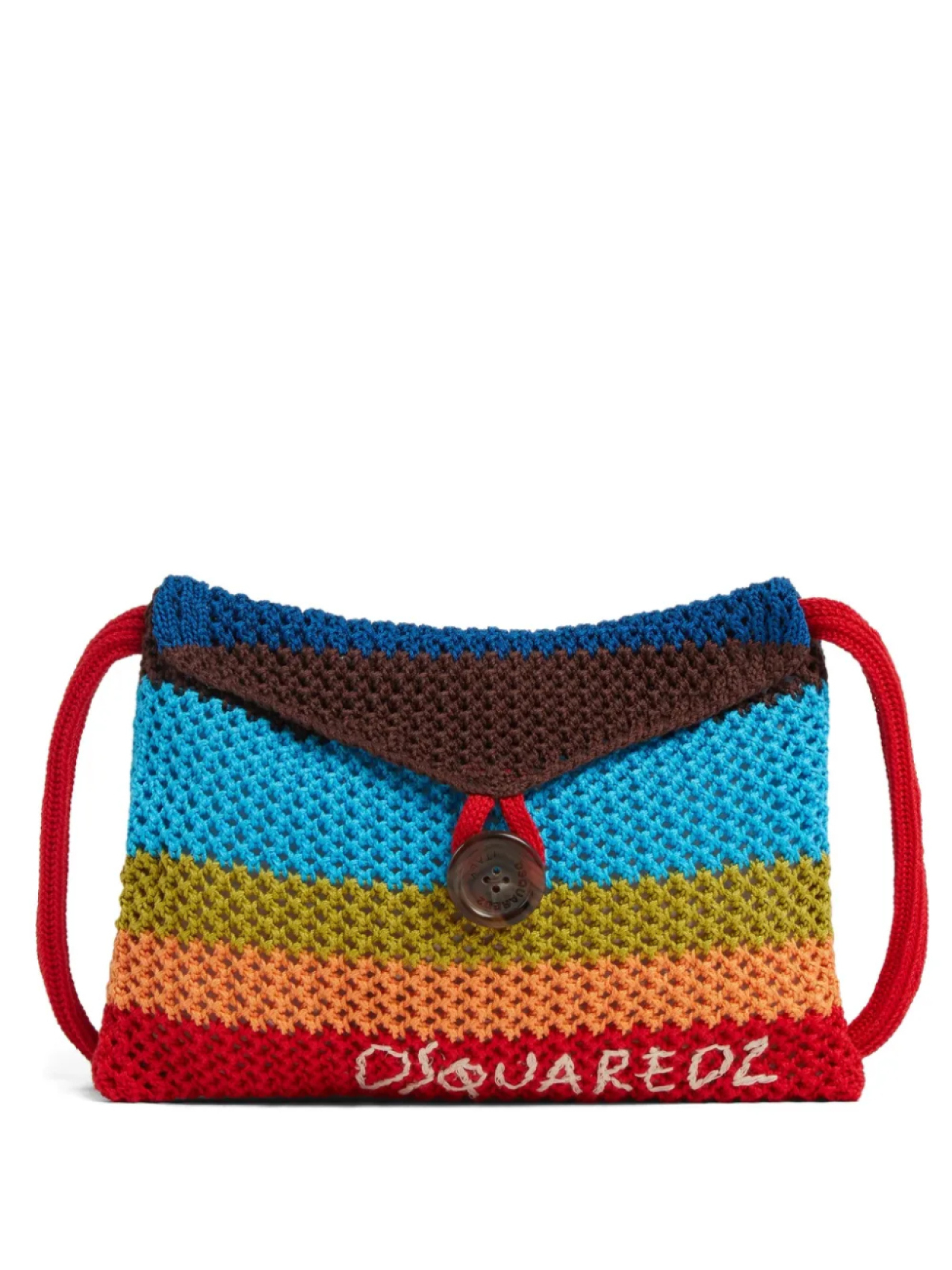 

DSQUARED2 вязаная сумка-мессенджер, синий
