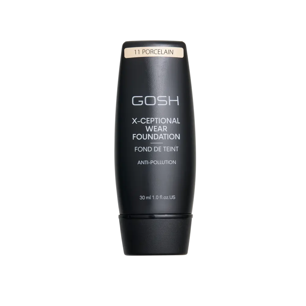 

Стойкая тональная основа для лица 11 фарфоров Gosh X-Ceptional Wear, 30 мл