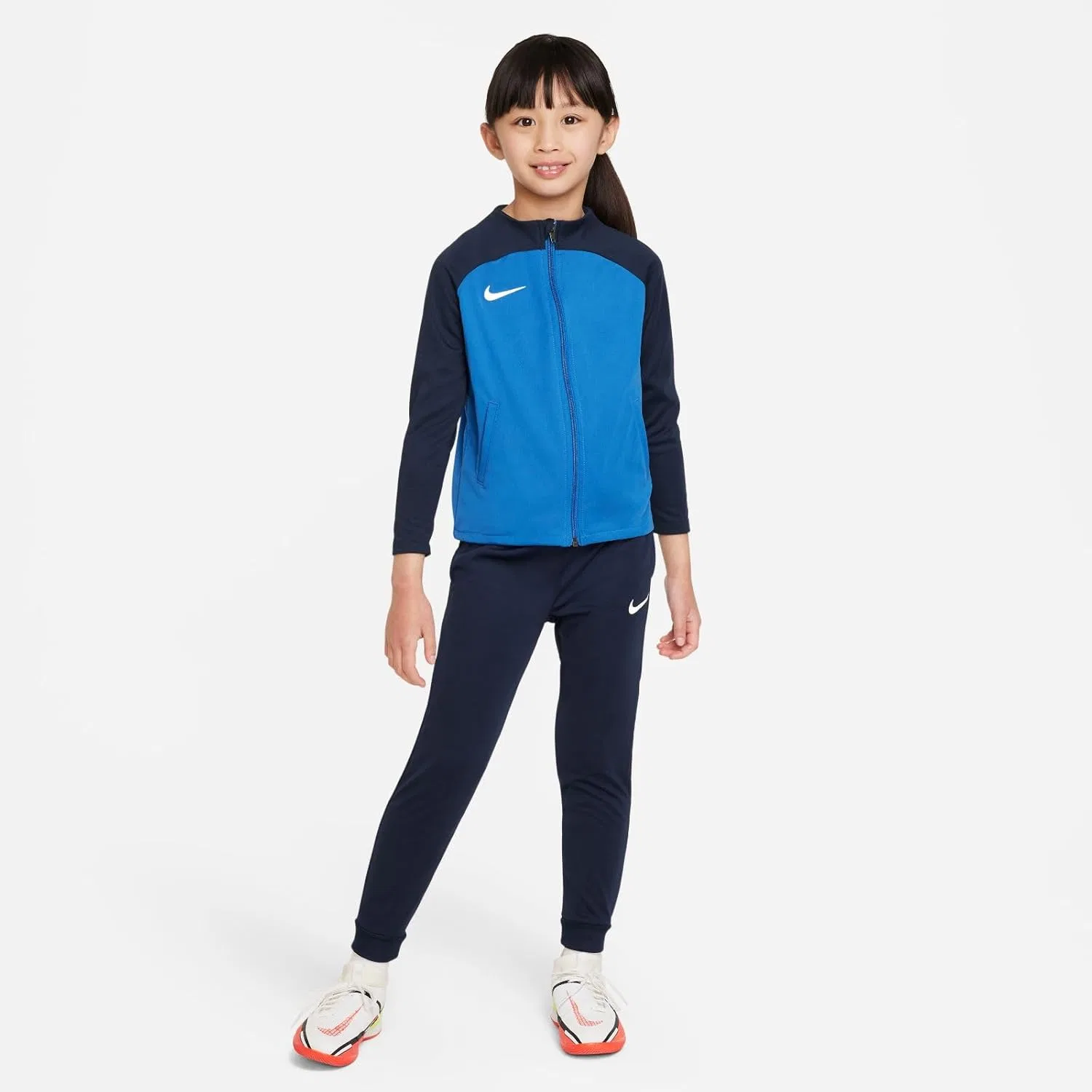 Детский спортивный костюм NIKE, цвет Royal Blu/Obsidian/White — фото 2