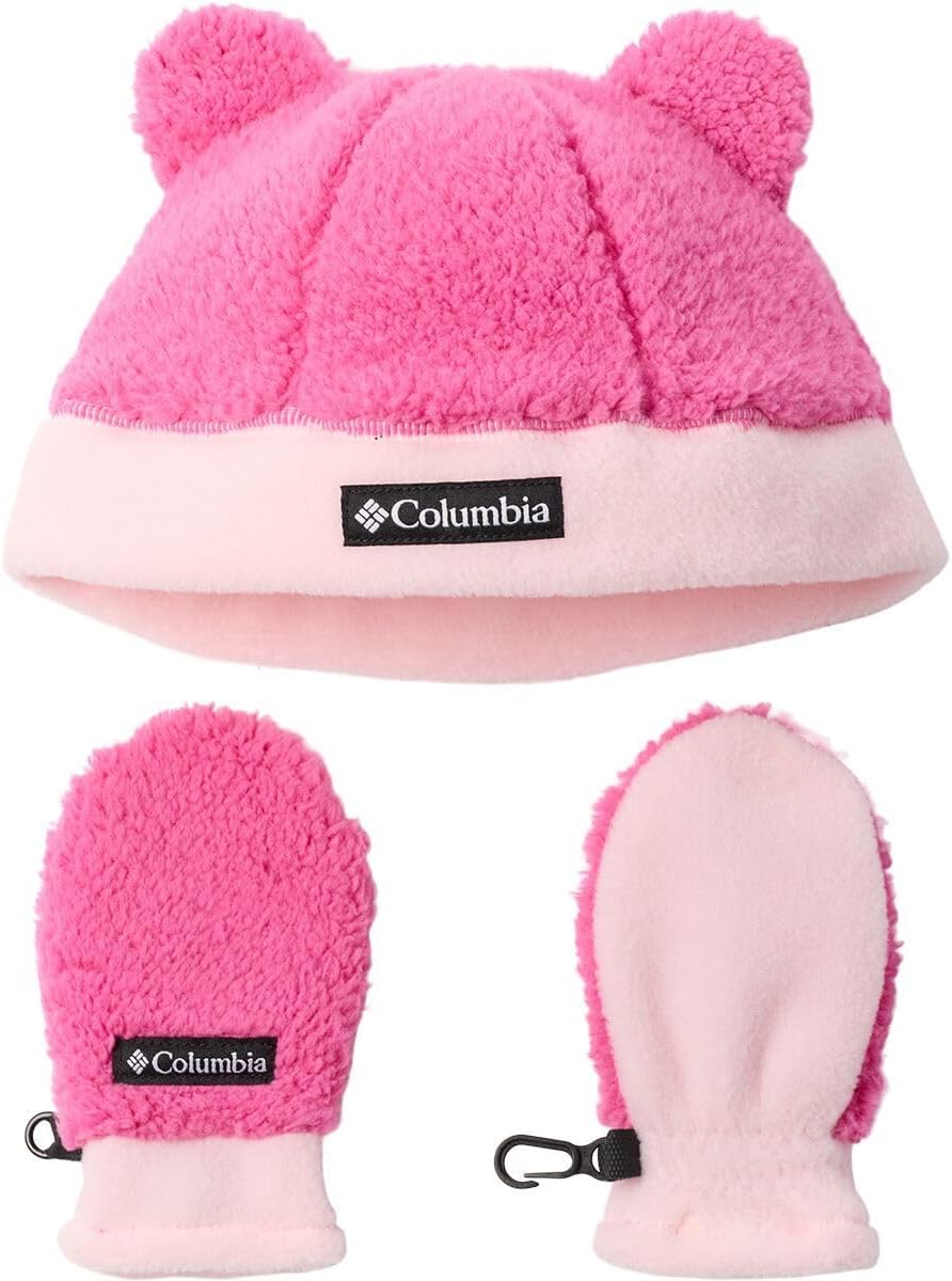 

Columbia unisex-baby Rugged Ridge шапка и варежки, Pink Ice/Satin Pink