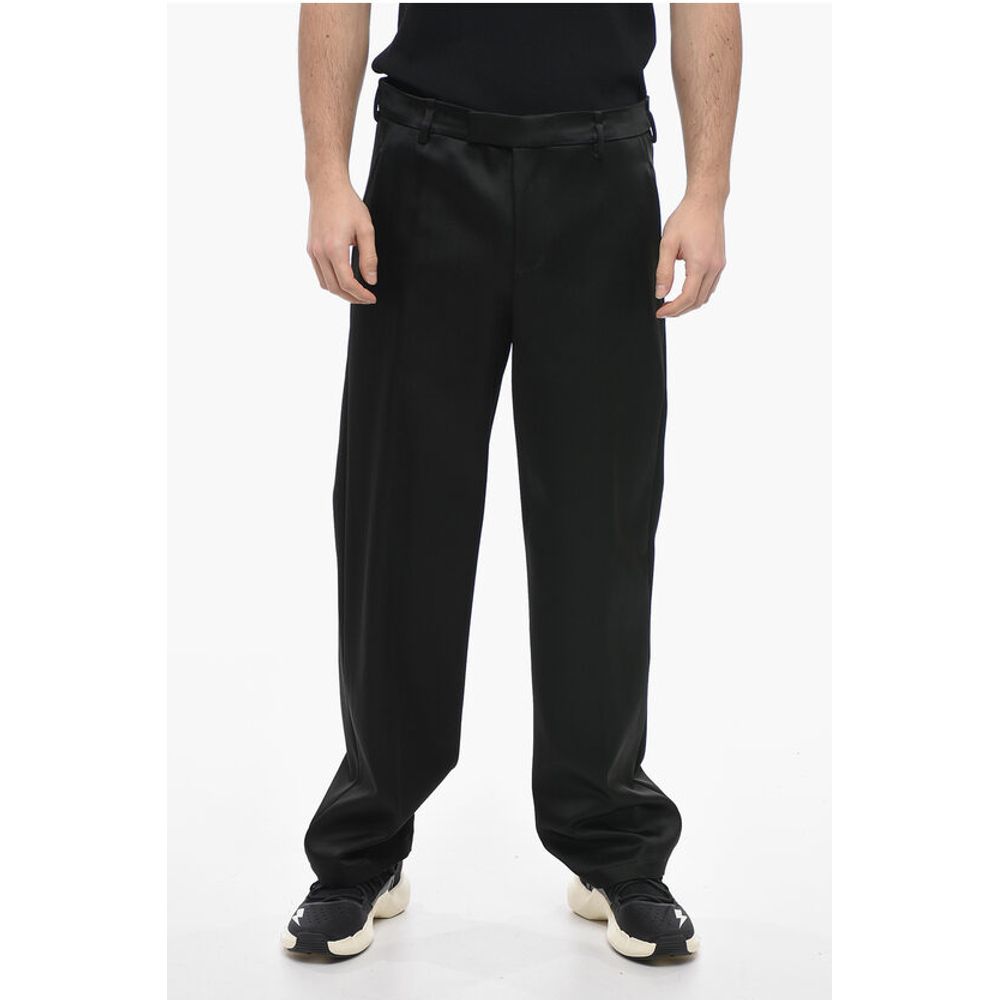 

Свободные атласные брюки LIAM Neil Barrett, Black