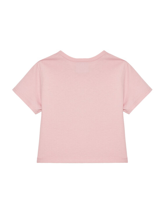 Футболка обычного кроя 35RYG10HQ United Colors Of Benetton, розовый — фото 2