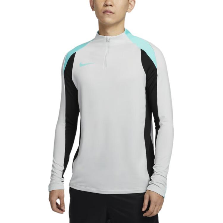 Nike Футболка Dri-Fit Soccer Jerseys Men's Dusty Light/Black/Vivid Royal Blue/Active Royal Blue — фото 3