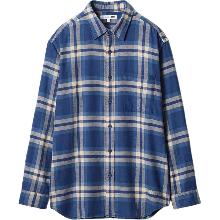 Футболка UNIQLO × JW Anderson, унисекс, цвет 66 Blue — фото 2