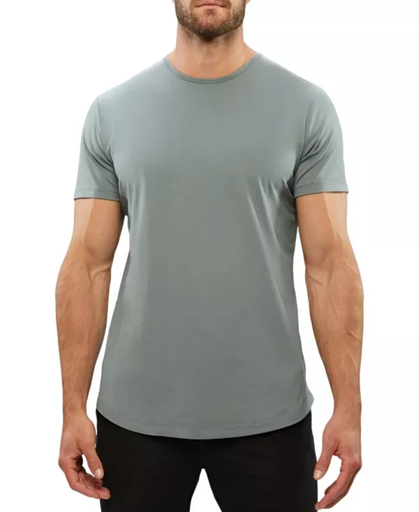 

Футболка с закругленным низом Ao Cuts, зеленый