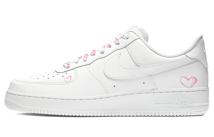

Кроссовки Nike Air Force 1 Skateboard Shoes Women's Low-Top White Pink