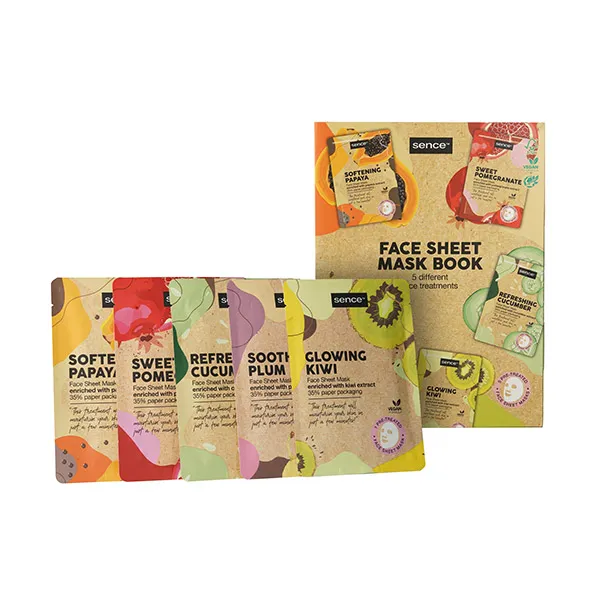 

Маски для лица Face Sheet Mask Book Sence Beauty, 5 UD