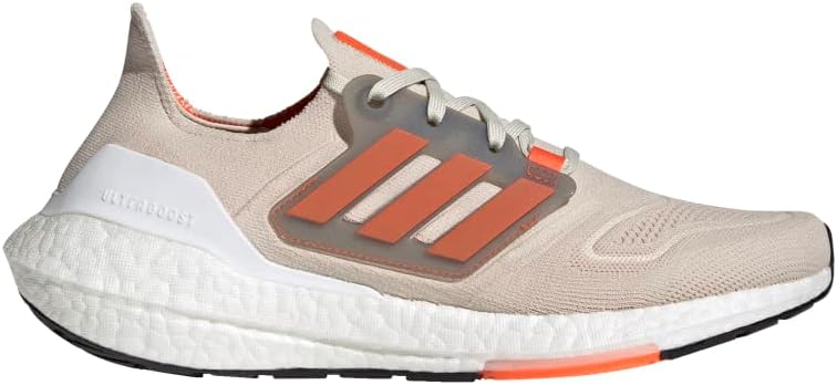 Мужские беговые кроссовки Adidas Ultraboost 22, оранжевый/черный — фото 2