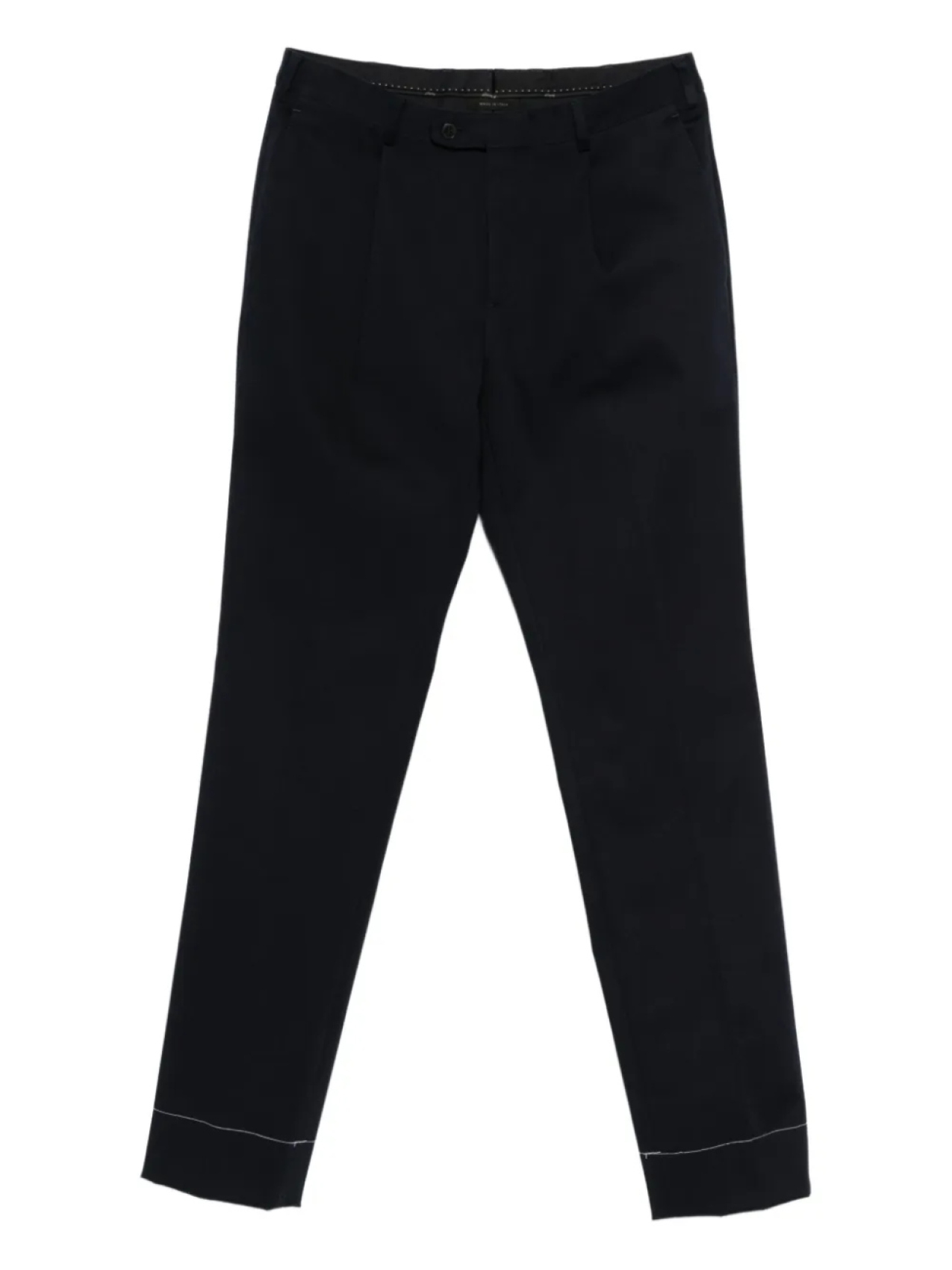 

Brioni брюки с контрастной строчкой, синий
