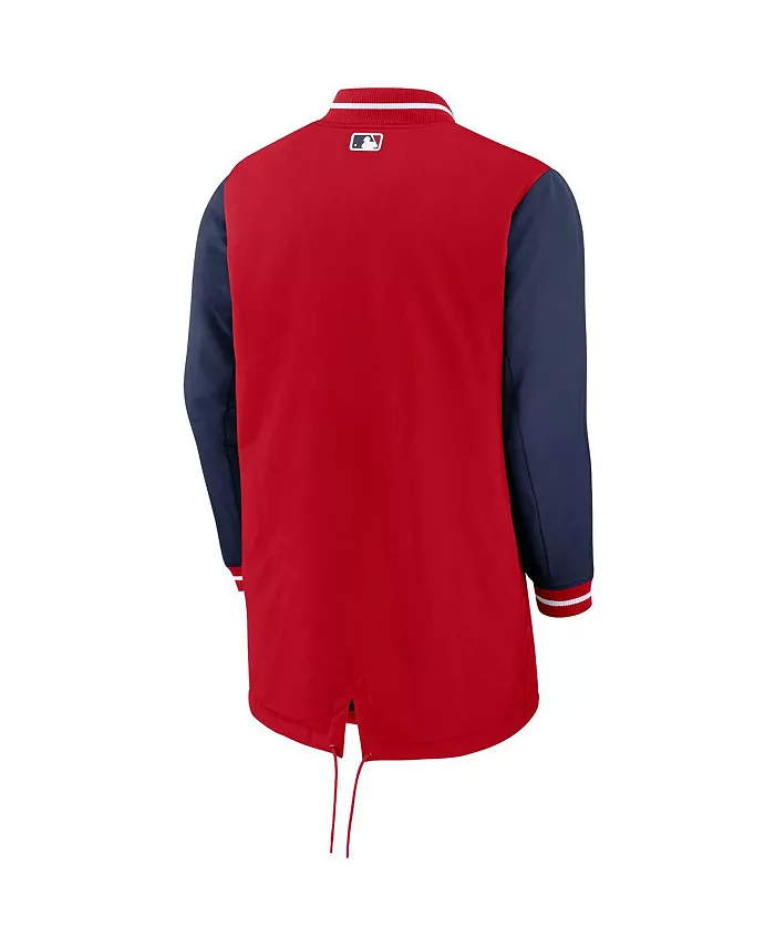 Мужская красная куртка St. Louis Cardinals Dugout Performance с застежкой-молнией на всю длину Nike — фото 3