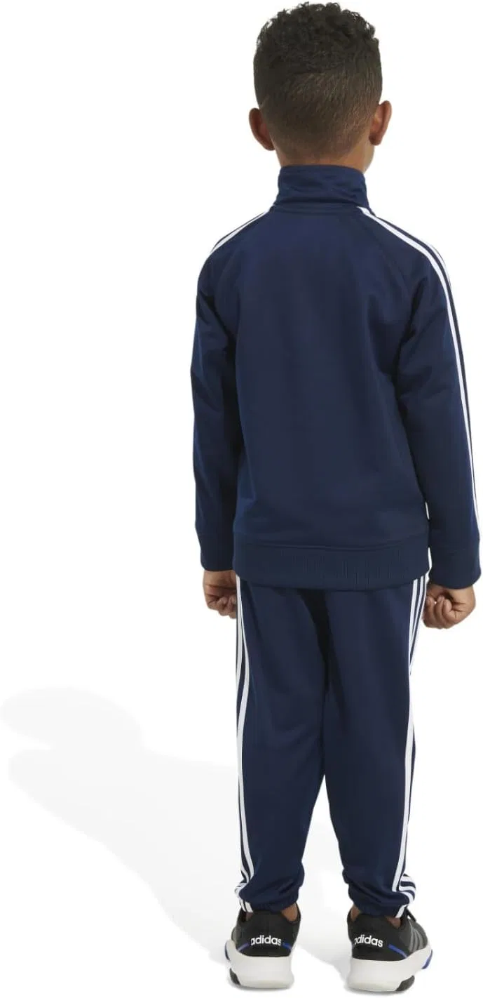 Спортивный костюм для мальчиков adidas, куртка и брюки, Collegiate Navy Blue — фото 4