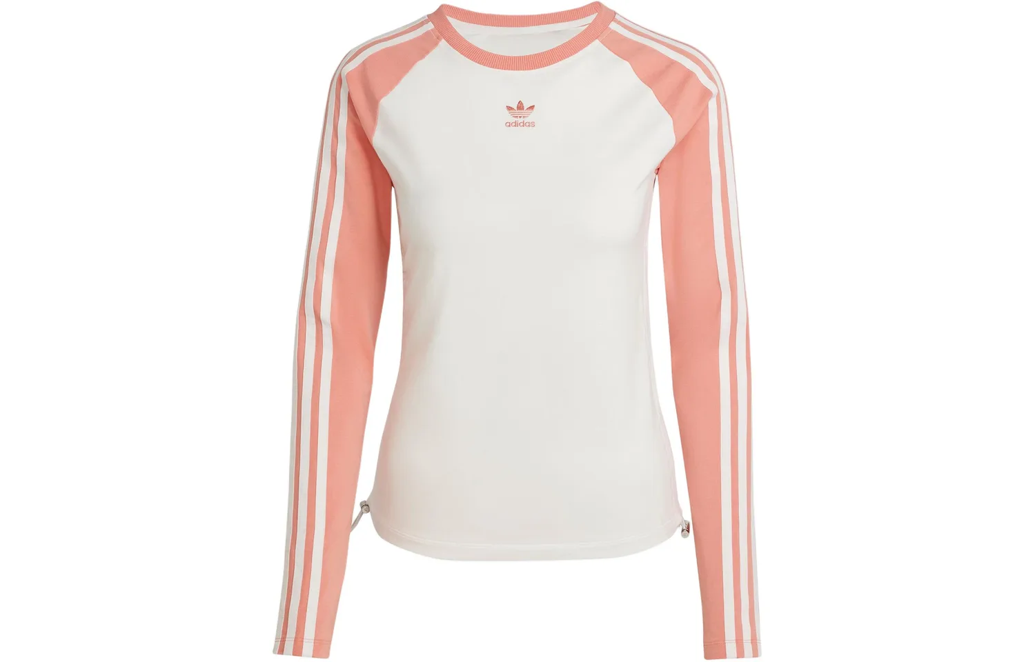 Футболка с длинным рукавом в стиле колор-блок Adidas Originals, Earth Umber