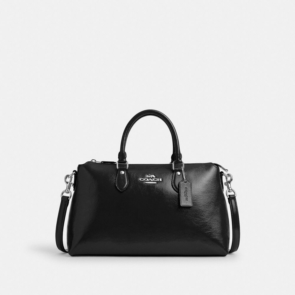 

Сумка-портфель Georgia COACH, серебряный/черный