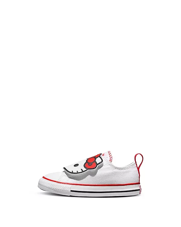 Кроссовки Chuck Taylor All Star - для малышей, детей постарше. Converse, White/White/Red — фото 4