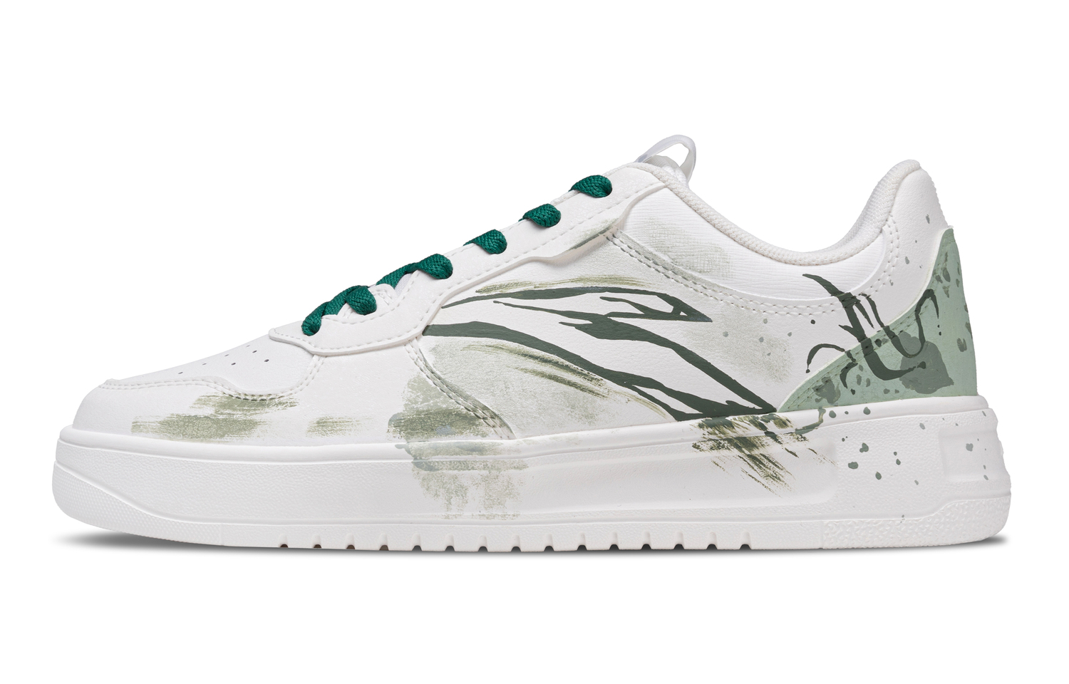 

Мужские низкие скейтерские кроссовки с амортизацией Relaxed Cushioning и износостойкой подошвой ANTA, army зеленый