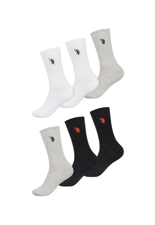 Носки узайна U.S. Polo Assn., Weiss Schwarz Grau Schwarz