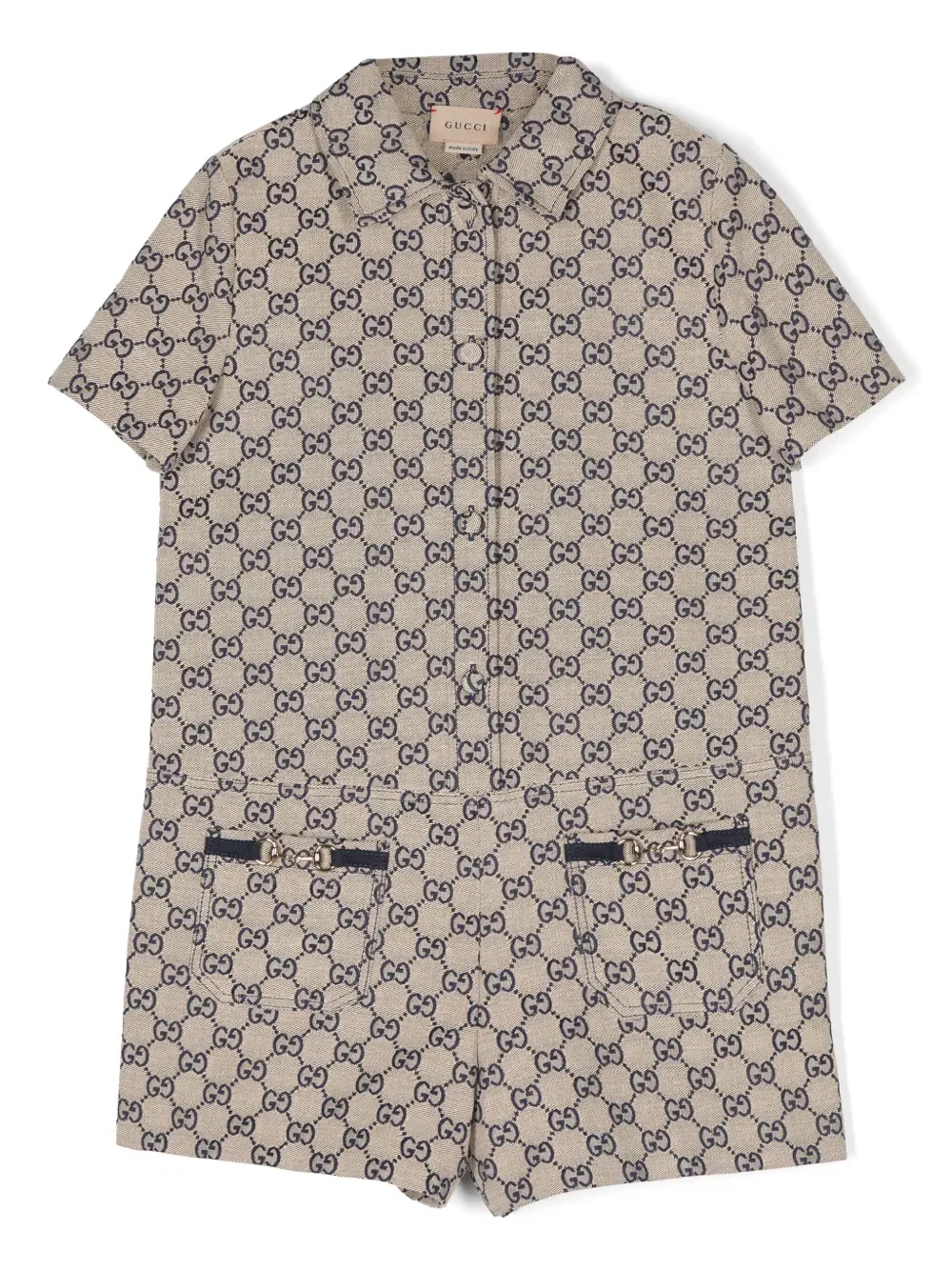 Комбинезон Gg-canvas Gucci Kids, нейтральный