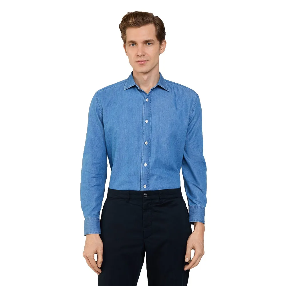 

Рубашка Façonnable Chambray, синий