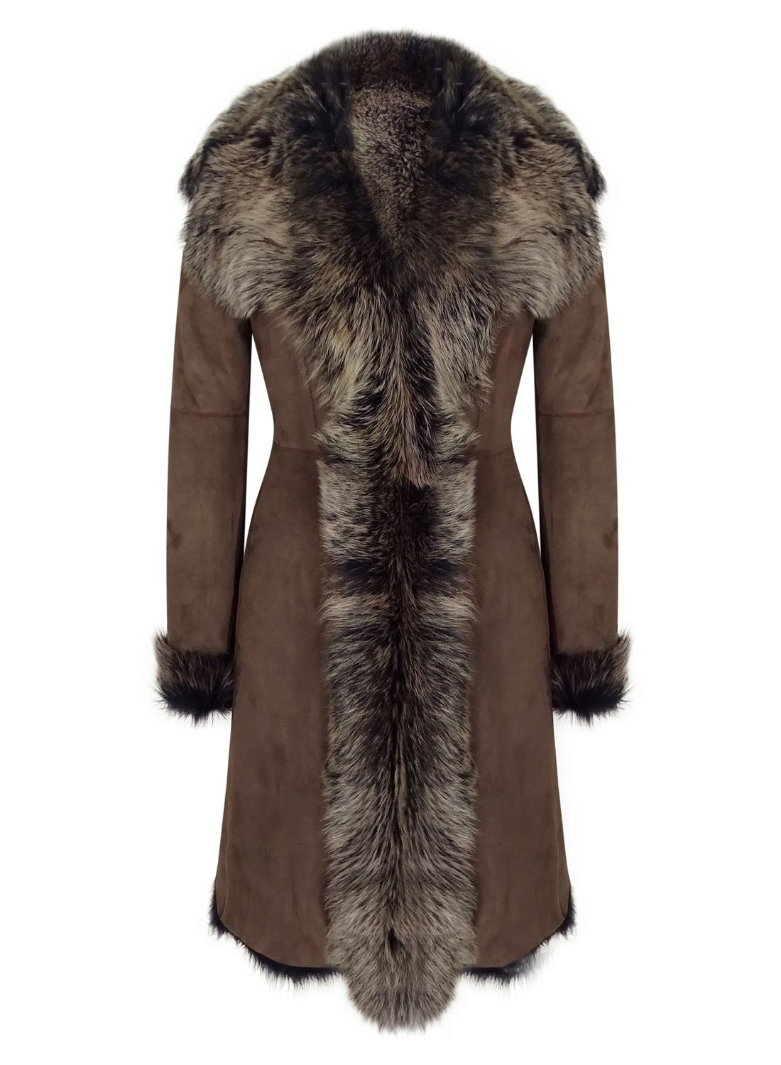 

Полупальто из овчины TruClothing, коричневый