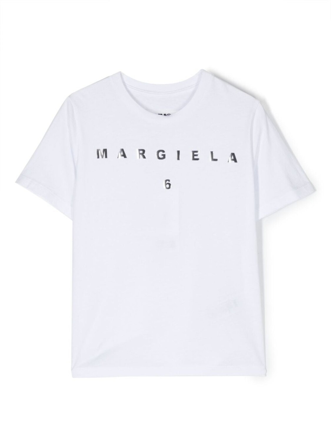 

MM6 Maison Margiela Kids футболка с логотипом, белый