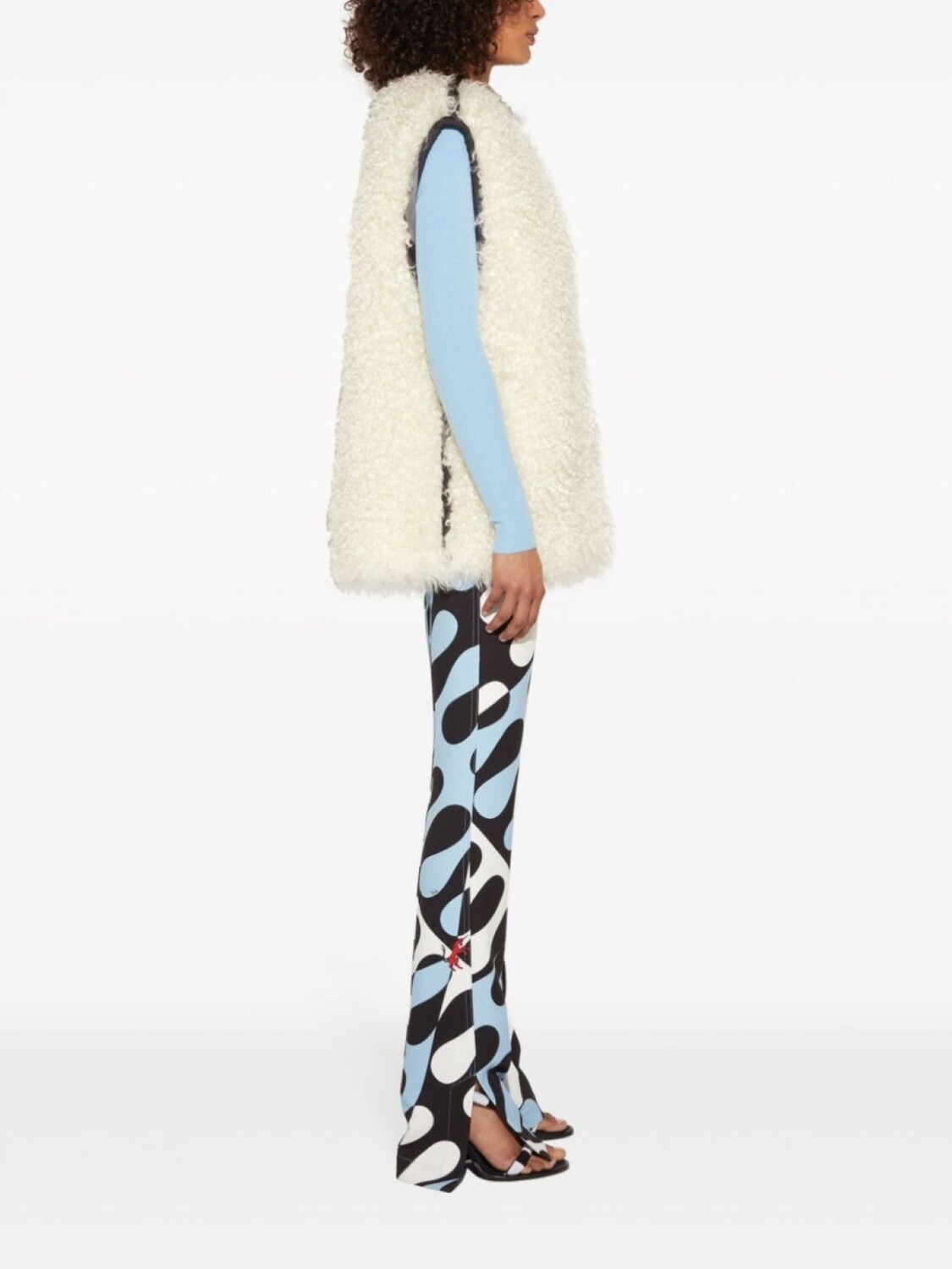 

PUCCI жилет из шерпы, белый
