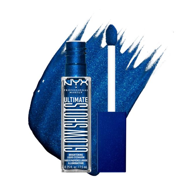 Жидкие тени для век Ultimate Glow Shots NYX Professional Makeup, цвет blueberry bank, 7,5 мл — фото 2