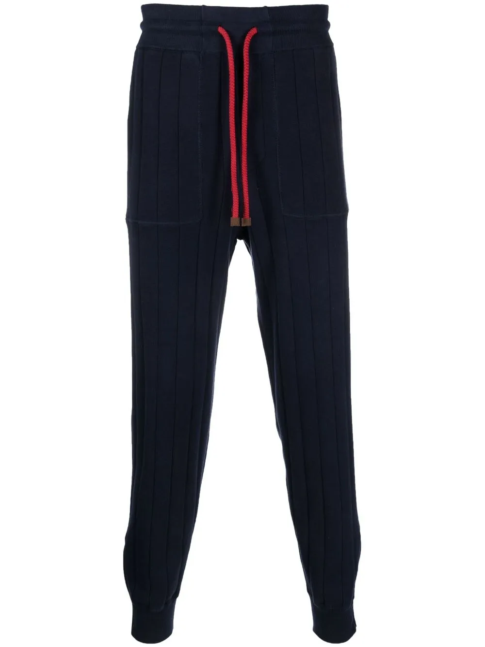 

Зауженные спортивные брюки Brunello Cucinelli, синий