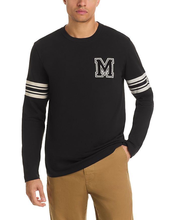 

Длинный рукав Varsity Tee Moncler, черный