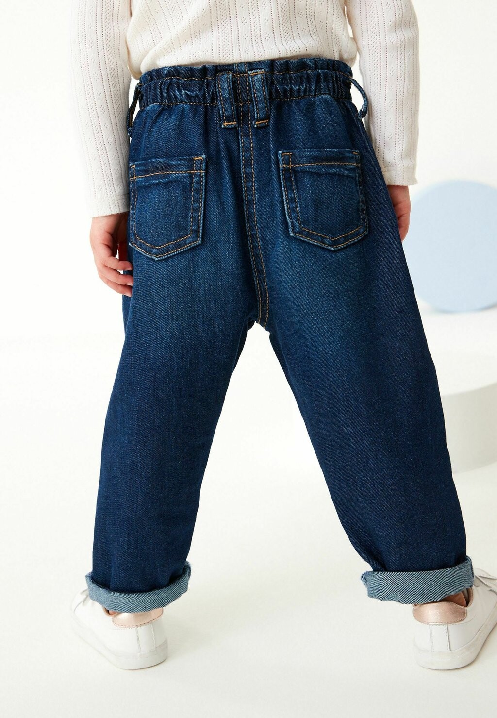 Джинсы Baggy Mom Standard Next, цвет denim dark wash — фото 3
