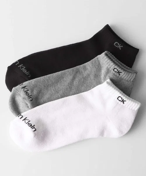 3 пары носков Calvin Klein антибактериальные спортивные с махровой подошвой, мульти