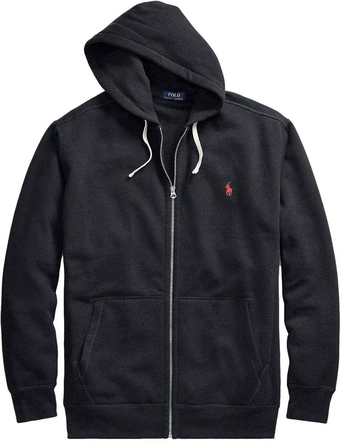 Худи на молнии POLO RALPH LAUREN, цвет True Black