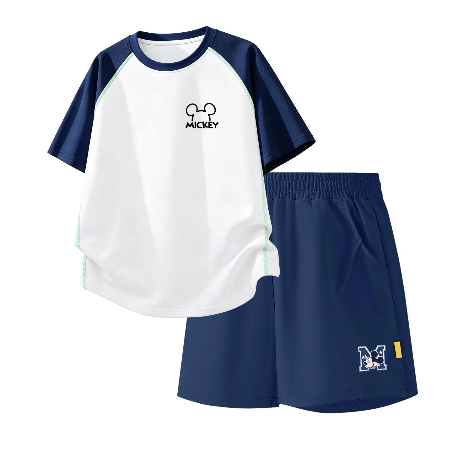 Детский спортивный костюм Casual Sportswear 2 Piece Set Disney, Thick Board D Line K Hidden White+D Star Suit K_Cloud White Bottom Right — фото 3