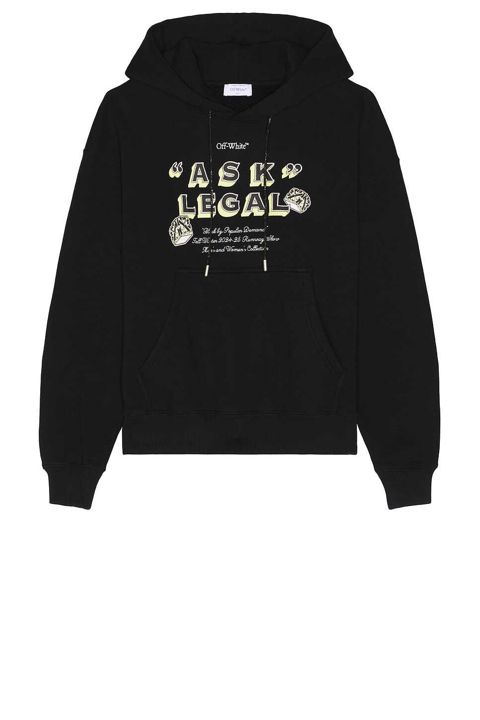 

Толстовка Arrow Ask Legal Skate Off-White, черный
