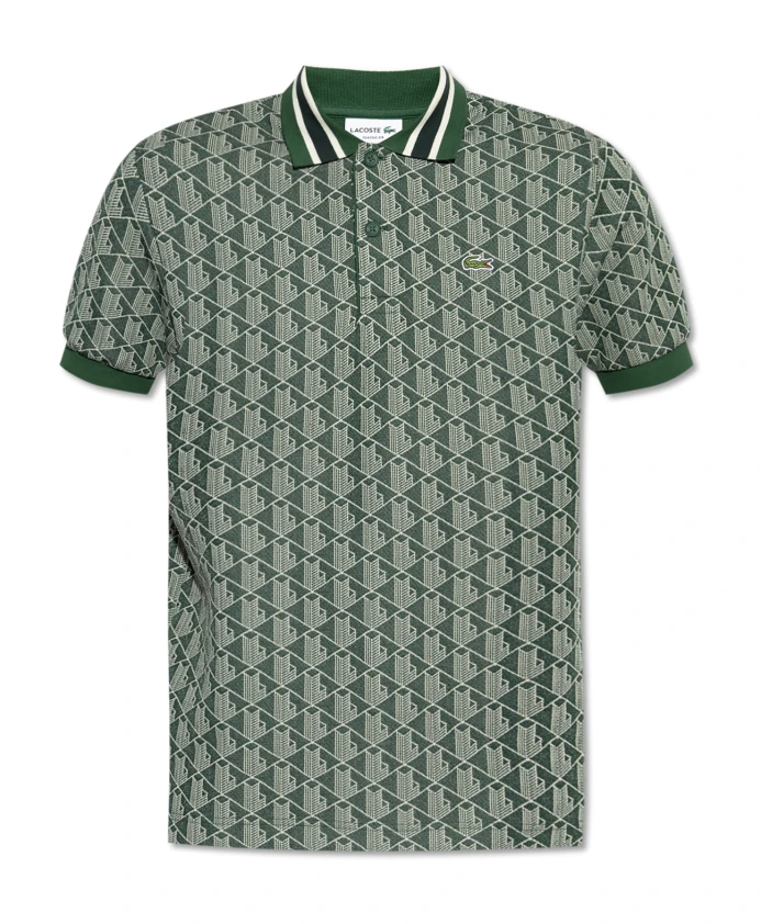 

Поло с логотипом Lacoste, зеленый