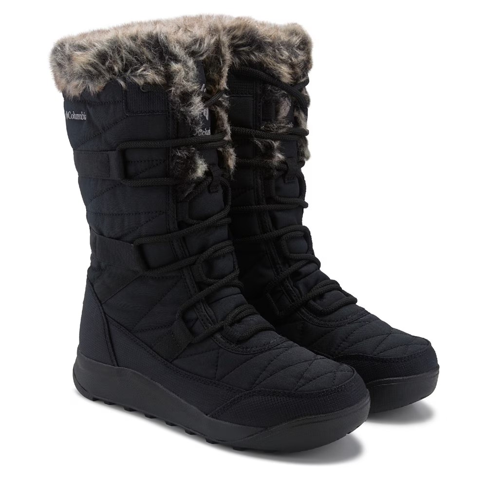Женские зимние ботинки Columbia Minx iv Omni-Heat водонепроницаемые высокие, черный — фото 2