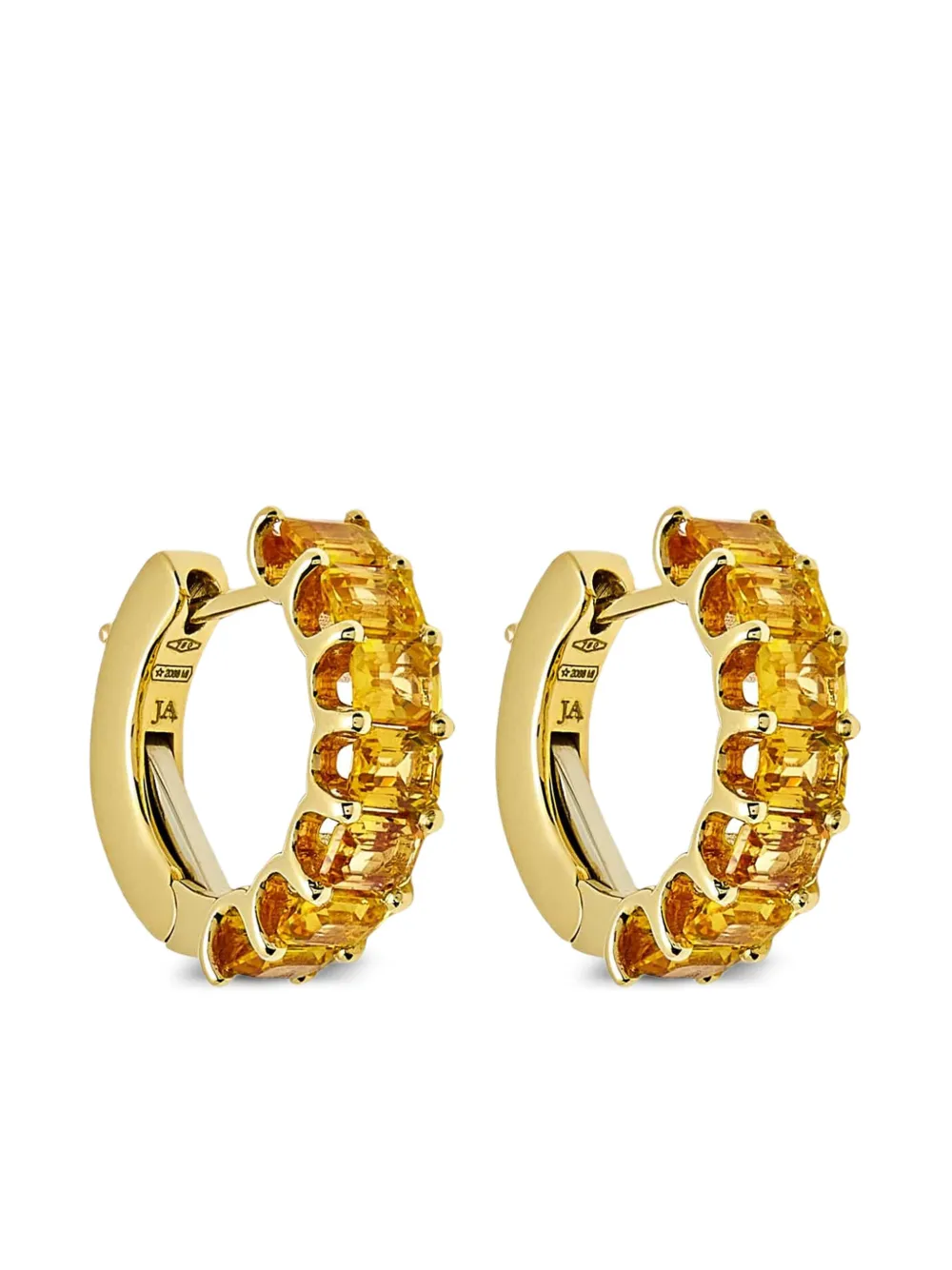 

Серьги из желтого золота с сапфирами Jewels Aficionado, золотой