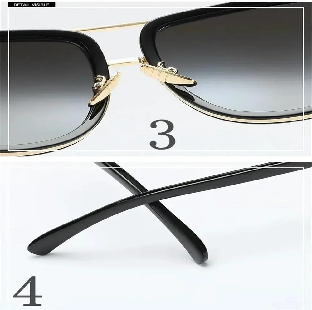 

Мужские солнцезащитные очки для вождения, модные солнцезащитные очки для женщин, зеркальные, в стиле ретро, ​​винтажные, с защитой от УФ-излучения UV400 KTUCN, Clear