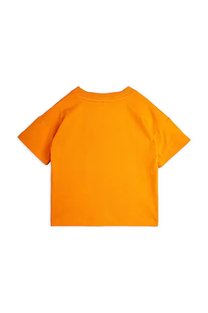 Футболка с вышивкой Football Mini Rodini, оранжевый — фото 2