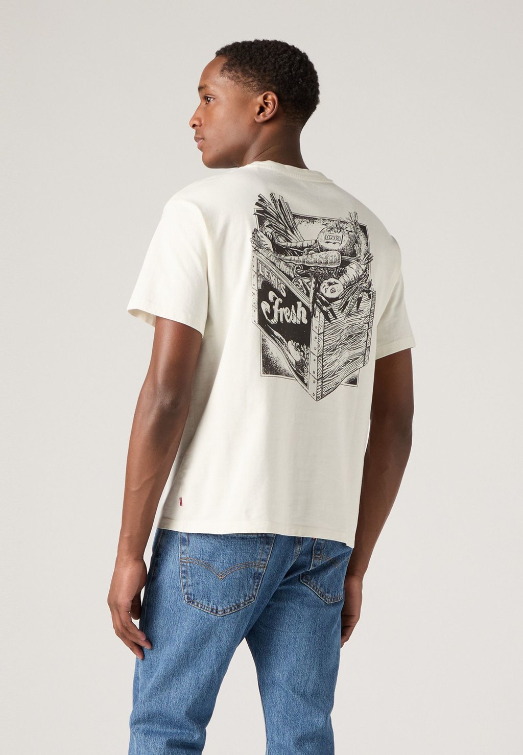 

Футболка с принтом VINTAGE FIT GRAPHIC TEE Levi's, черный