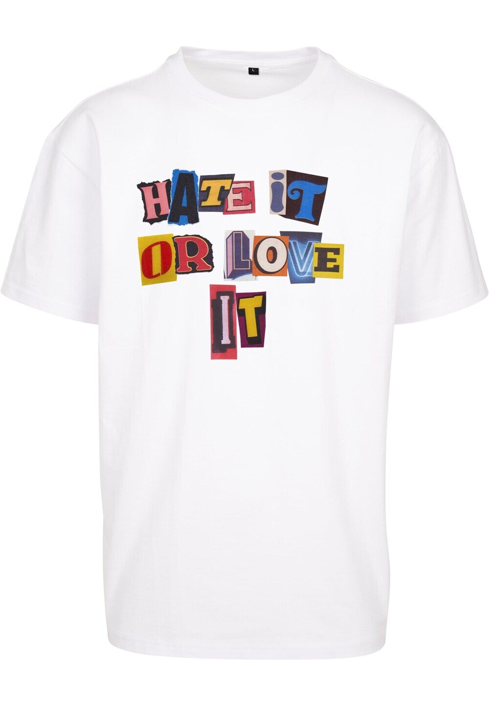 

Рубашка Mt Upscale Hate it or Love it, белый