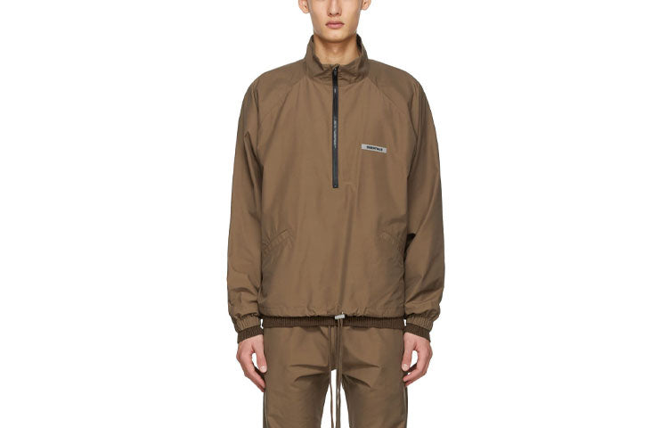 Куртка Fear of God Essentials FW20 Sports Jacket brown — фото 2