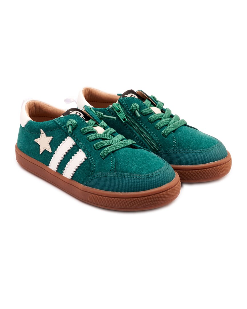 

Кроссовки Old Soles WOS Runner из кожи и замши, зеленый