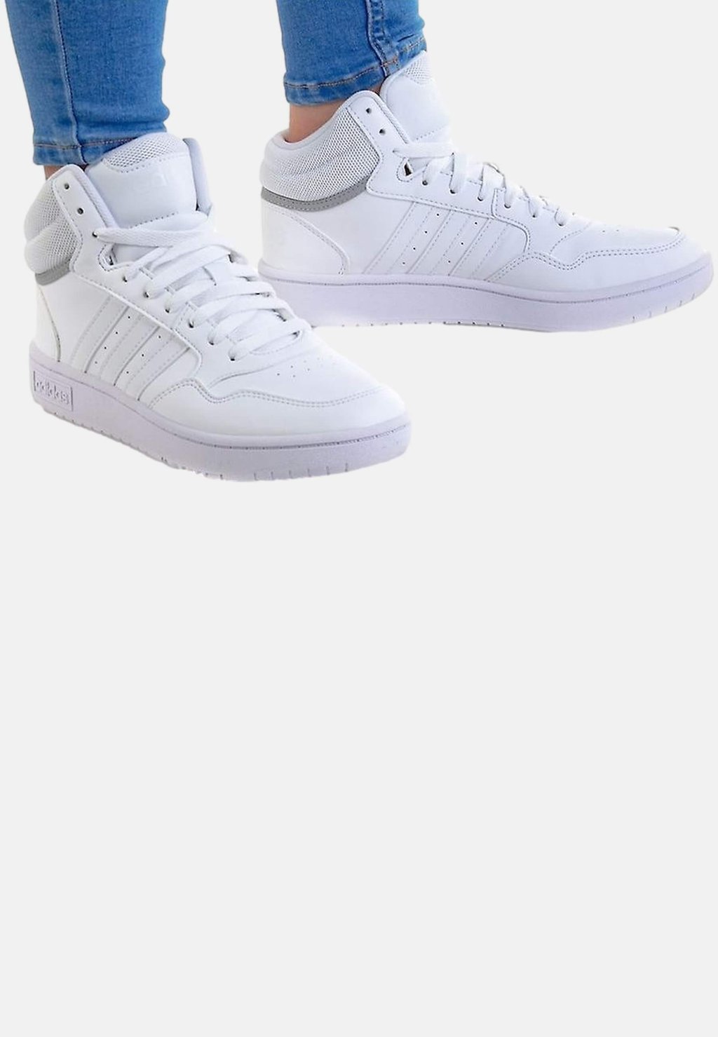 

Кроссовки высокие HOOPS MID 3.0 K adidas Originals, цвет white