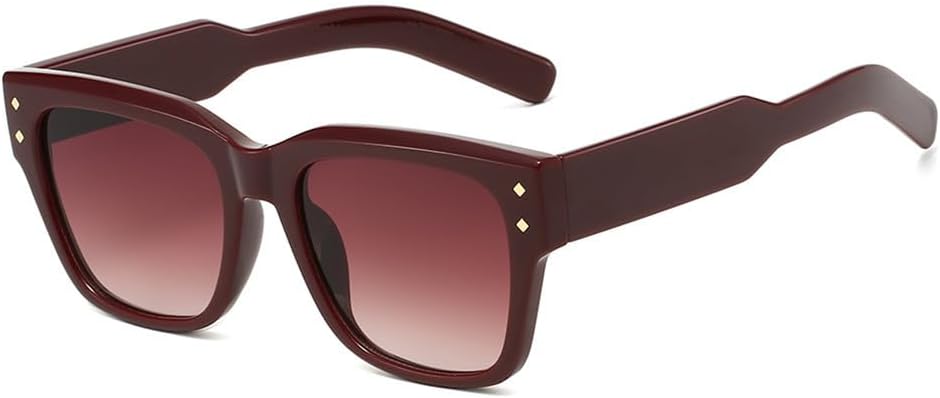 

Солнцезащитные очки UV400 с большой оправой и градиентным покрытием, идеально подходят для женщин и мужчин, для бега и занятий спортом на открытом воздухе UYPTK, Wine Red