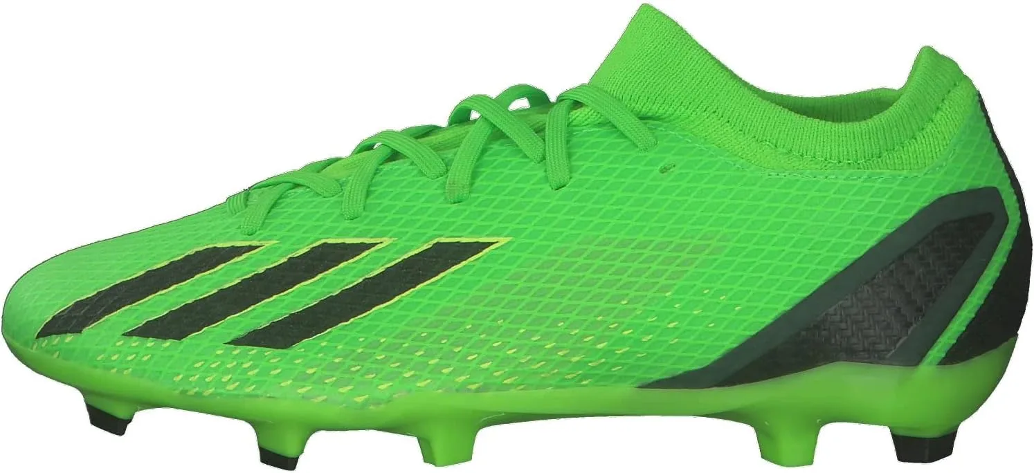 Кроссовки Adidas Unisex X Speedportal.3 Fg, черный/зеленый/желтый — фото 2
