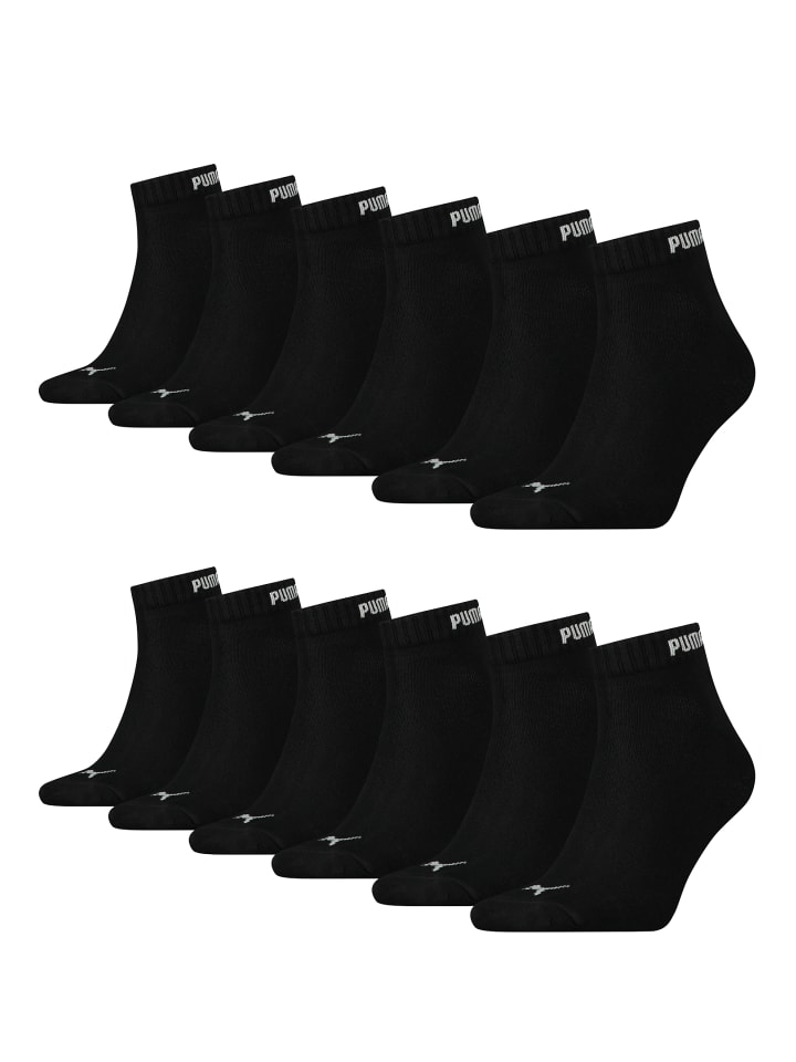 

Носки Puma Socken QUARTER 12P, цвет 200 - black