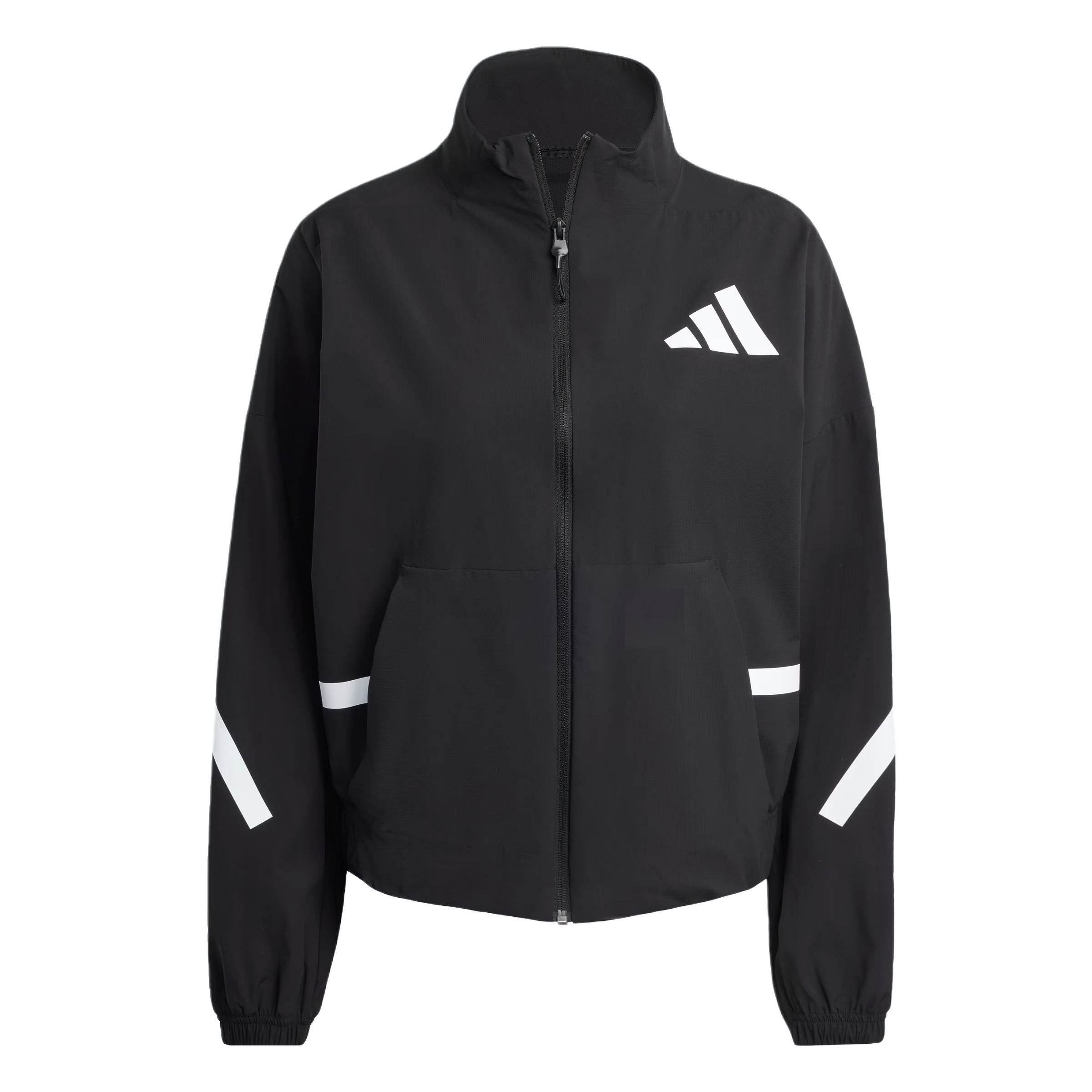 

Adidas Куртка женская толстовка с капюшоном, Black/White