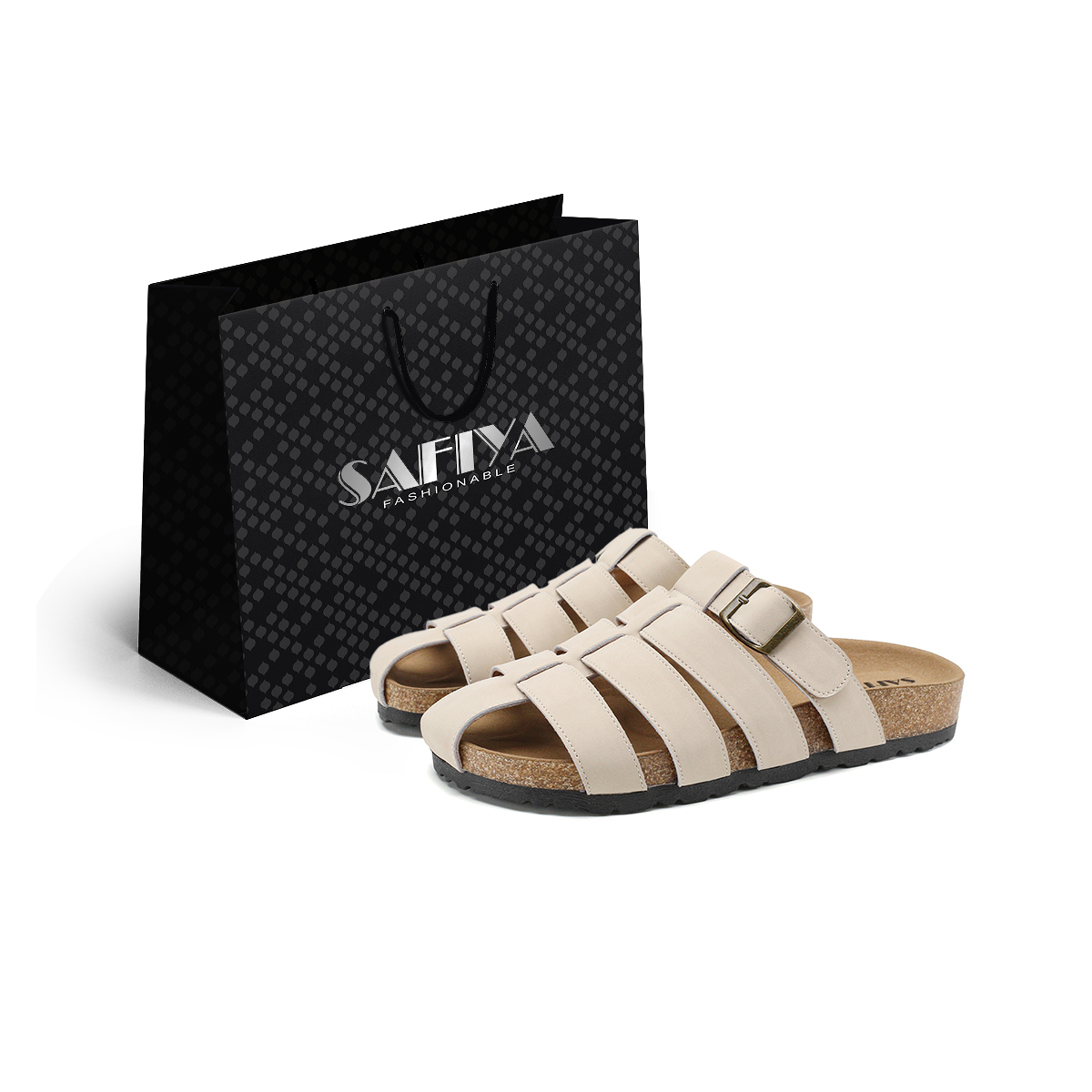 Сандалии с закрытым носком женские SAFIYA, Beige